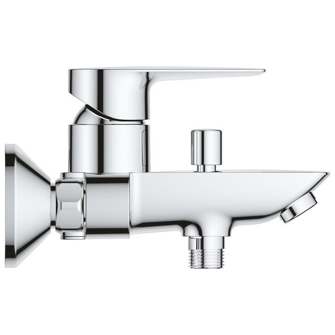 Grohe 23348001 Start Edge Miscelatore Monocomando Vasca Doccia Montaggio a Parete Cartuccia Ceramica 35mm colore Cromo