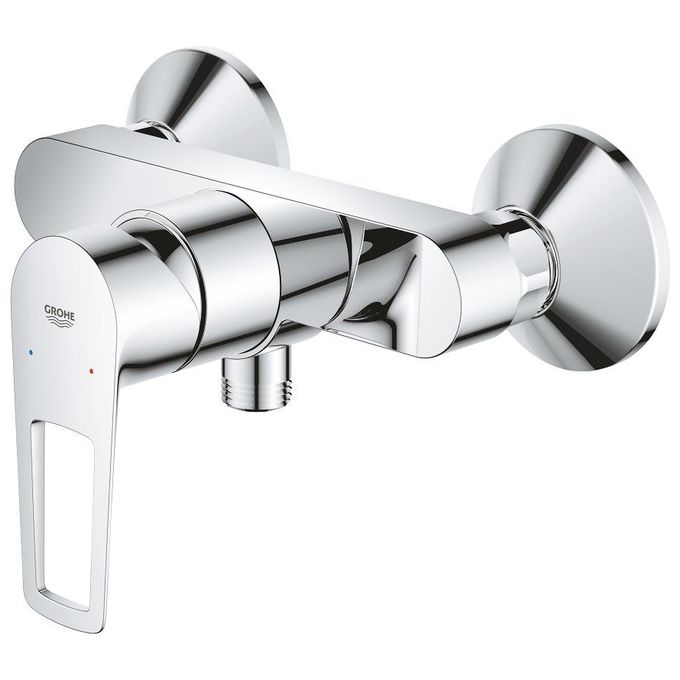 Grohe 23354001 Start Loop Miscelatore Doccia a Leva Singola 1-2'' Montaggio a Parete Cartuccia Ceramica 35 mm Limitatore di Temperatura colore Cromo