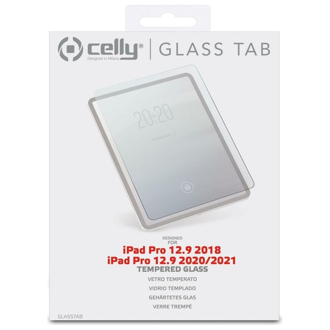 Celly GlassTab per iPad Pro 12.9'' 18-20-21
