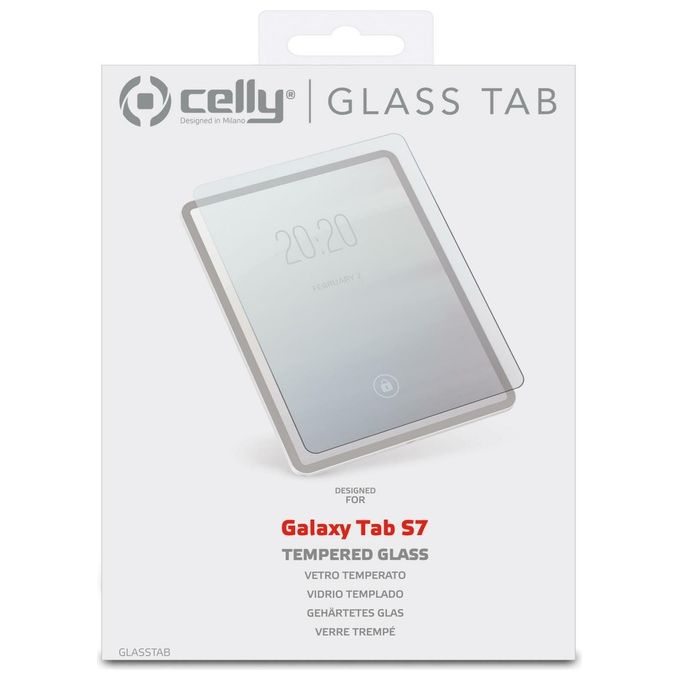 Celly GlassTab per Samsung Galaxy Tab S7