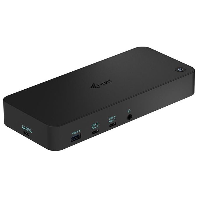 I-tec CATRIPLEDOCKPDPROIT Docking Station USB 3.0 USB-C Thunderbolt 3x 4K Power Delivery 100W colore Nero