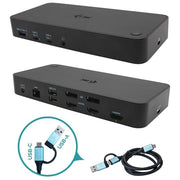 I-tec CATRIPLEDOCKPDPROIT Docking Station USB 3.0 USB-C Thunderbolt 3x 4K Power Delivery 100W colore Nero