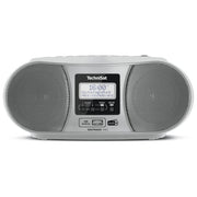 TechniSat 0001-3952 DigitRadio 1990 Radio portatile Analogico e Digitale con DAB+ FM Lettore CD Bluetooth USB 3 W Riproduzione MP3 colore Argento