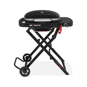 Weber 1500557 Traveler Compact Barbecue a Gas 1 Bruciatore 3,5 kW Griglia 52x36 cm per 4 Persone colore Nero