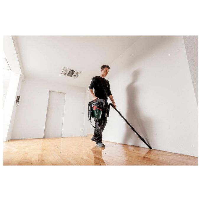 Metabo 602028850 AS 18 L PC Compact Aspirapolvere a cilindro Cordless 18V 6 L Secco e Bagnato Classe L IPX4 colore Nero