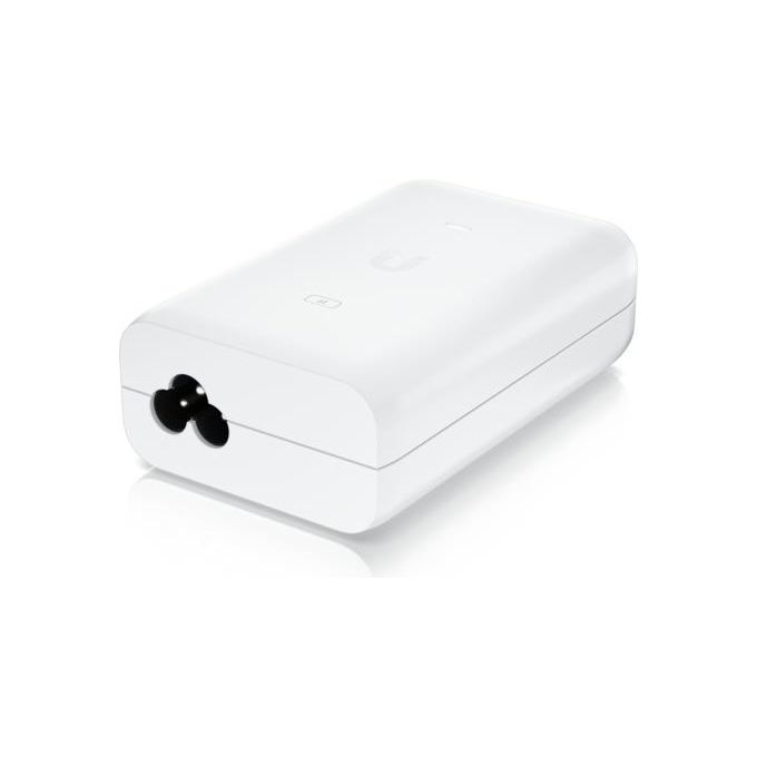 Ubiquiti U-POE-AT Adattatore PoE+ Gigabit Ethernet Bianco 30W IEEE 802.3at Networking