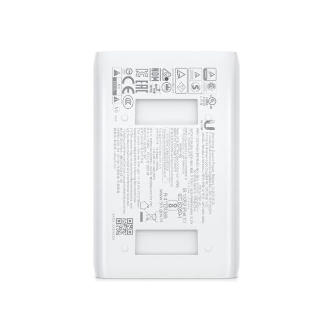 Ubiquiti U-POE-AT Adattatore PoE+ Gigabit Ethernet Bianco 30W IEEE 802.3at Networking