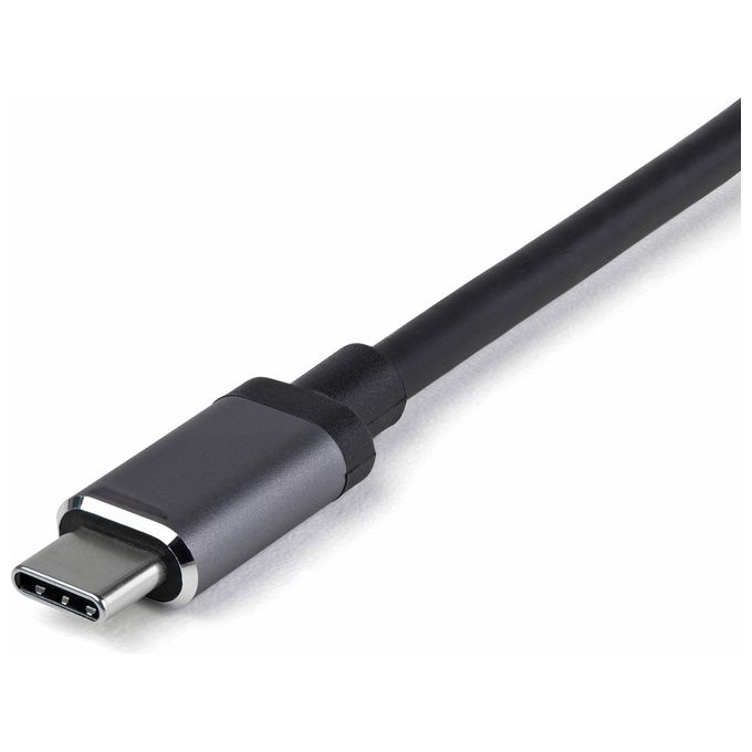 StarTech DKT31CMDPHPD Adattatore multiporta USB-C a HDMI o Mini DisplayPort 4K 60Hz con Hub USB 4 porte 10Gbps Power Delivery 100W colore Nero