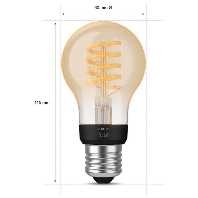 Philips Hue White Ambiance Filament E27 Dimmerabile 7W