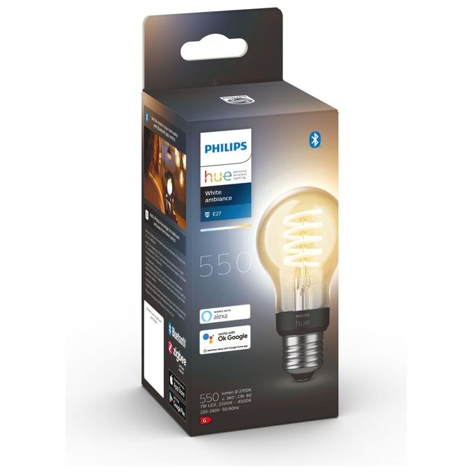Philips Hue White Ambiance Filament E27 Dimmerabile 7W