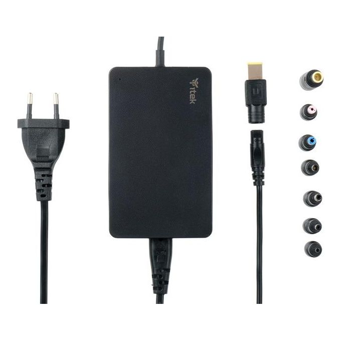 ITek ITNBSD90 Alimentatore Universale per Notebook 90W 8 Connettori Slim Design