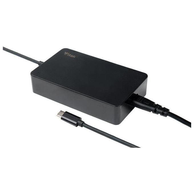 ITek ITNBSDC65 Alimentatore Universale per Notebook e Dispositivi Usb-C 65W Slim Design