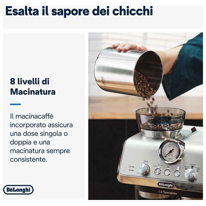De longhi la specialista arte macchina espresso automatica manuale ec9155m 15 bar