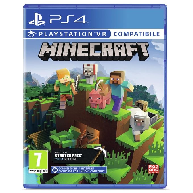 Sony BR-1230-B17 Minecraft Starter Collection Gioco PS4 Avventura Multiplayer Cross Platform con 700 Minecoin