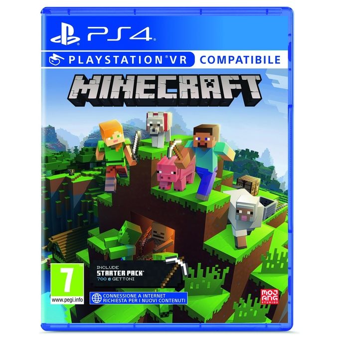 Sony BR-1230-B17 Minecraft Starter Collection Gioco PS4 Avventura Multiplayer Cross Platform con 700 Minecoin