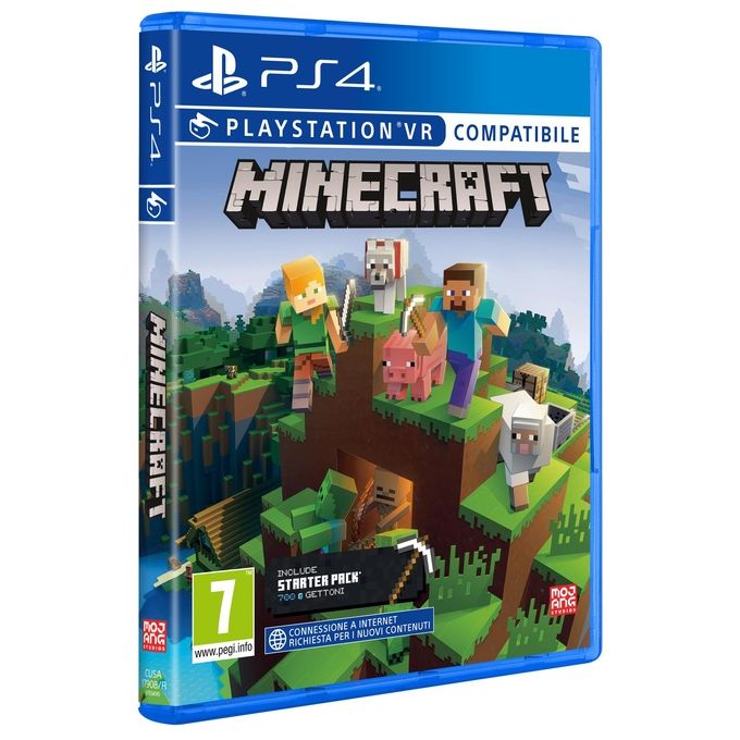 Sony BR-1230-B17 Minecraft Starter Collection Gioco PS4 Avventura Multiplayer Cross Platform con 700 Minecoin