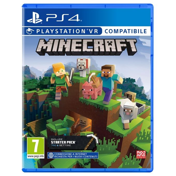 Sony BR-1230-B17 Minecraft Starter Collection Gioco PS4 Avventura Multiplayer Cross Platform con 700 Minecoin