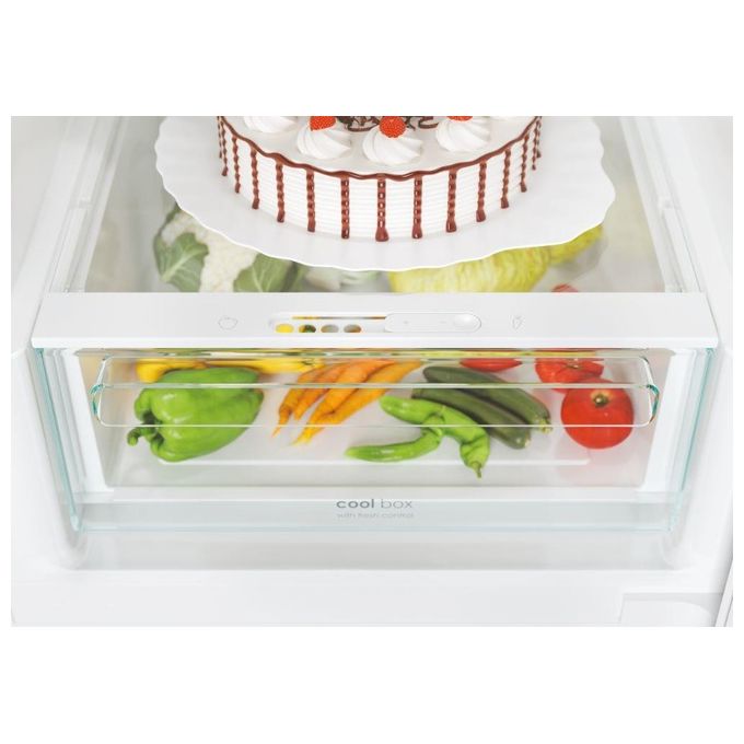 Candy CCE4T620DX Frigorifero Combinato 377 L 200 cm Classe D 38 dB No Frost Wi-Fi colore Argento