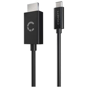 Cygnett CY3305HDMIC Cavo e Adattatore Video da USB tipo-C a HDMI 1,8 m Risoluzione 4K-60Hz colore Nero