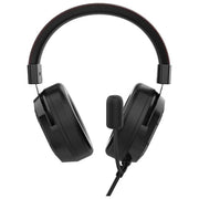 Conceptronic ATHAN02B Cuffie Gaming USB 7.1 Canali Audio con Microfono Circumaurali Retroilluminazione RGB Cavo 2,2 m colore Nero
