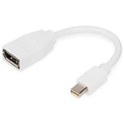 Digitus DB-340405-001-W Cavo Adattatore Mini DisplayPort DP 1.2 UHD 4K 60Hz 0,15 m colore Bianco