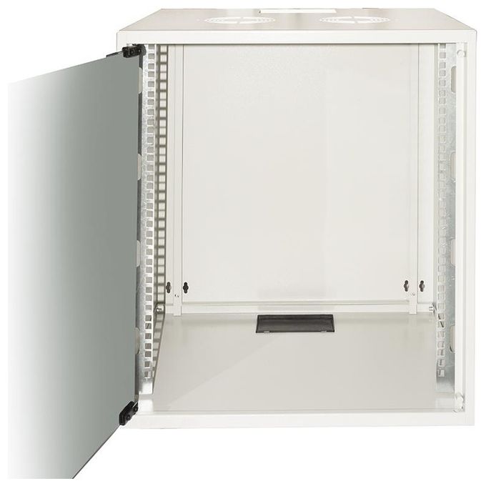 Link LK1912U40E Armadio Rack 19'' da Muro 12U Disassemblato Porta Vetro Temperato Carico 40 Kg colore Grigio