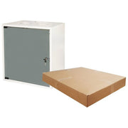 Link LK1912U40E Armadio Rack 19'' da Muro 12U Disassemblato Porta Vetro Temperato Carico 40 Kg colore Grigio