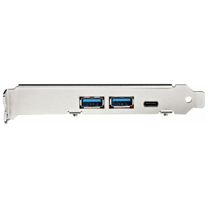 StarTech PEXUSB312A1C1H Scheda PCIe USB 5 Porte 10Gbps 2x USB-A 1x USB-C 1x IDC USB 3.2 Gen 2 colore Rosso