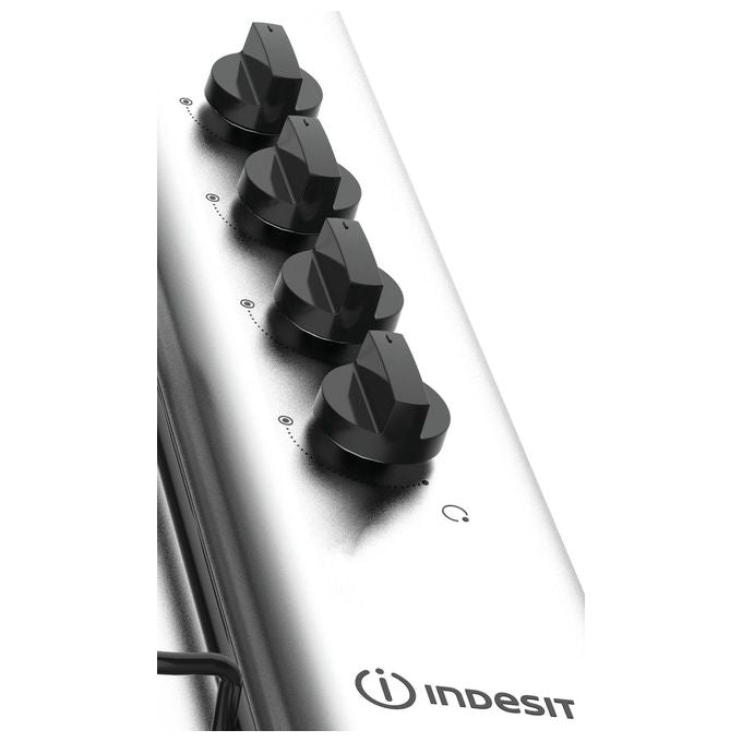 Indesit PAA642IXIWE1 Piano cottura Gas 58 cm 4 fuochi da incasso accensione elettronica sicurezza fiamma colore Inox