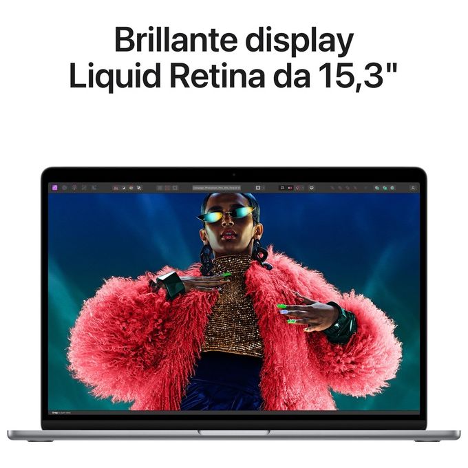 Apple macbook air 15.3 m3 8gb ram 512gb ssd grigio siderale