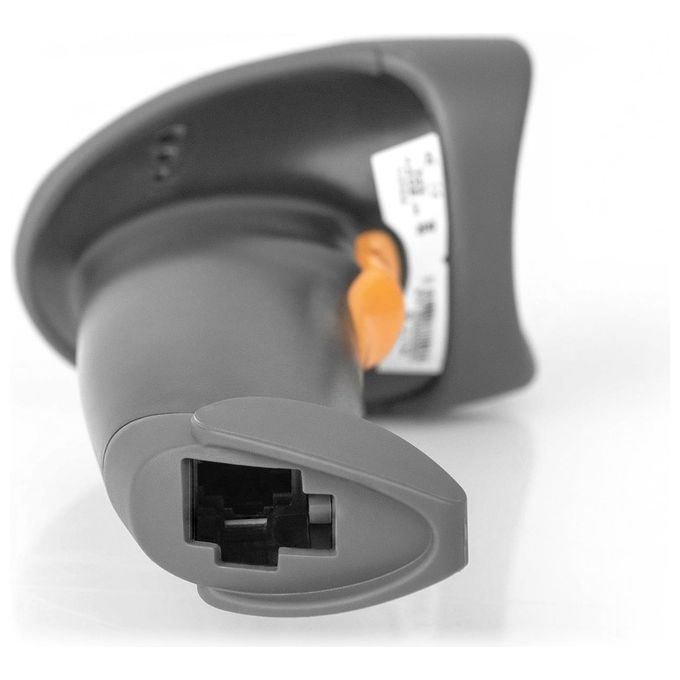 Digitus DA-81003 Lettore di codici a barre 2D Bluetooth IP54 batteria 2000 mAh portata 12 m colore Nero Grigio