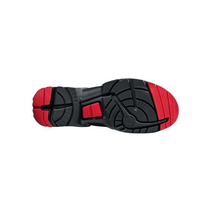 Uvex 85162 1 X-tended Support Scarpa Antinfortunistica S3 ESD SRC Puntale Xenova Suola PU colore Nero Rosso