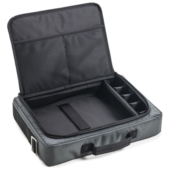 BandW Cases TEX.162.RPD Custodia morbida in poliestere con scomparto variabile e tracolla regolabile colore Grigio