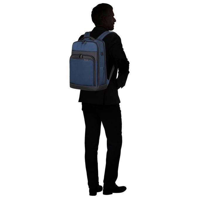 Samsonite 135071-1090 MySight Zaino Porta PC 15,6'' 19 L Poliestere Riciclato Porta USB Smart Sleeve colore Blu