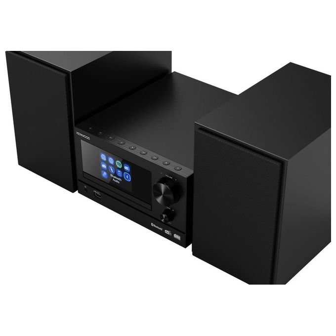 Kenwood M-7000S Micro Hi-Fi System 30 W Bluetooth Wi-Fi DAB+ CD USB Spotify colore Nero