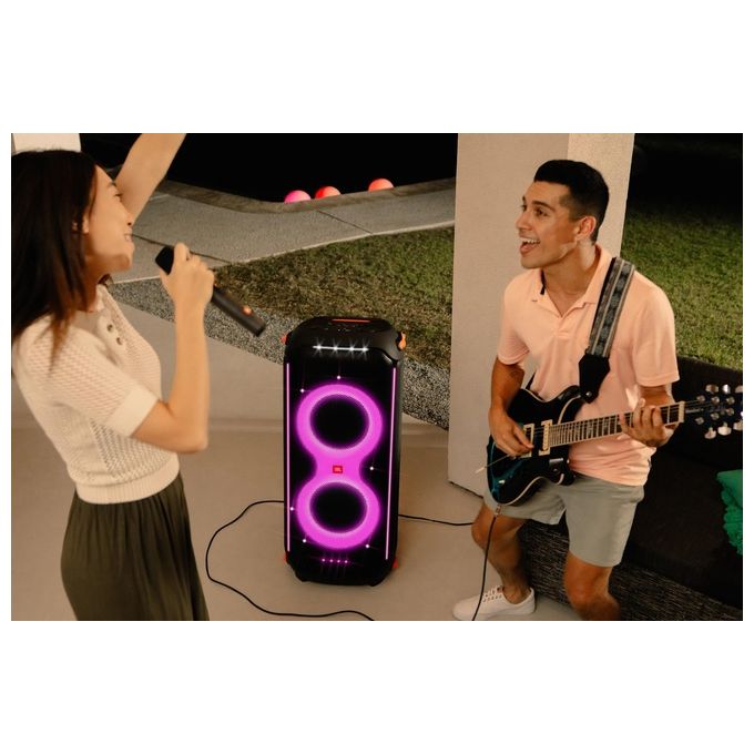 JBL JBLPARTYBOX710EU PartyBox 710 Cassa Bluetooth 800W IPX4 Effetti Luce TWS Ingressi Microfono e Strumenti colore Nero