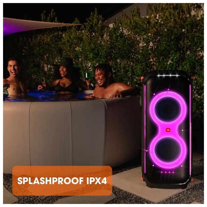 JBL JBLPARTYBOX710EU PartyBox 710 Cassa Bluetooth 800W IPX4 Effetti Luce TWS Ingressi Microfono e Strumenti colore Nero