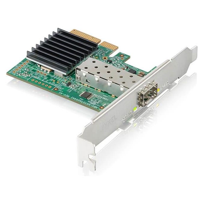Zyxel XGN100F Scheda di Rete PCIe 3.0 x4 10Gb Ethernet Porta SFP+ Profilo Basso