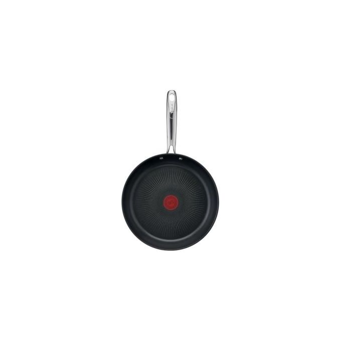 Tefal G732S3 Duetto+ Set di Padelle 3 Pezzi 20 24 28 cm Rivestimento Titanio 2X Indicatore Thermo-Signal Compatibile Induzione Forno 250 °C Lavabile in Lavastoviglie Senza PFOA colore Nero