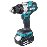 Makita DHP486RTJ LXT Trapano Avvitatore a Percussione Brushless 18V 130 Nm 2x5.0 Ah Li-ion colore Nero Blu