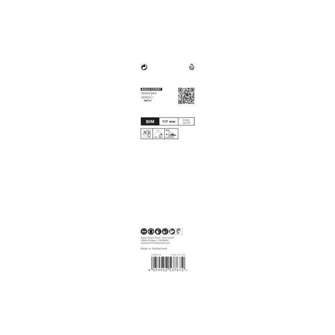 Bosch EXPERT Lame per Seghetto T308BF Hardwood 2-Side Clean 5 Pezzi