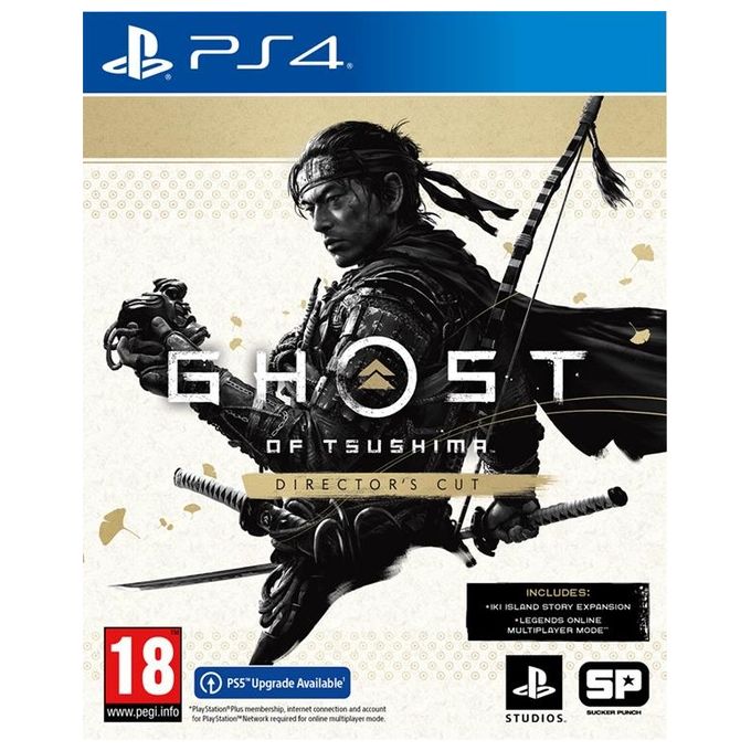 Sony Ghost of Tsushima Director's Cut Gioco PS4 Azione Avventura Open World Espansione Iki Island Legends PEGI 18