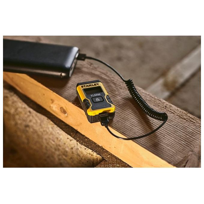 STANLEY Misuratore Laser TLM40 - Portata 12 m - Misurazione Distanze