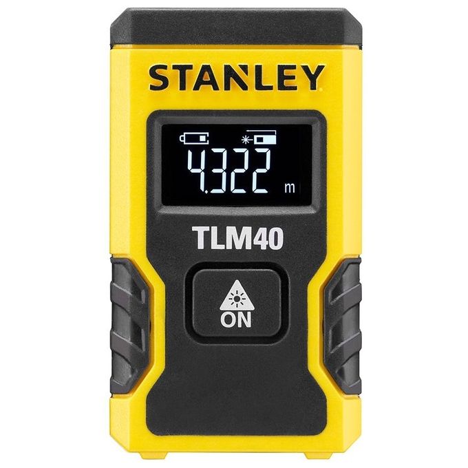 STANLEY Misuratore Laser TLM40 - Portata 12 m - Misurazione Distanze