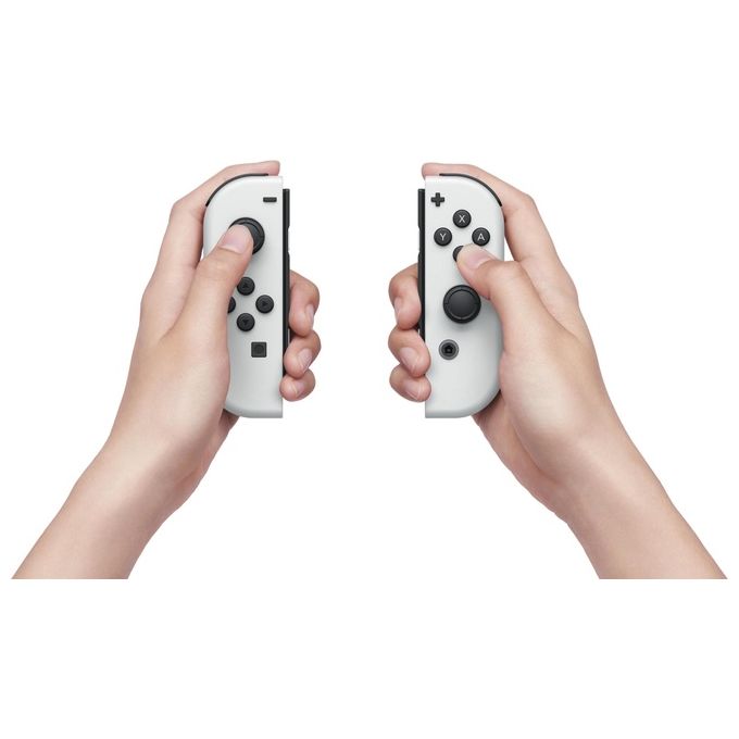 Nintendo, Switch OLED, Bianco, Console Portatile, Schermo 7 Pollici, 64GB