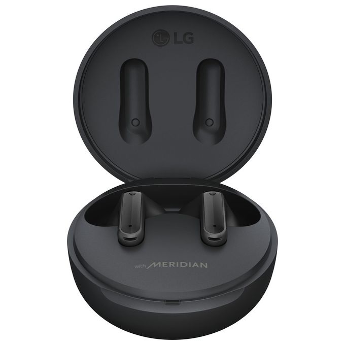 LG TONE-FP5 TONE Free FP5 Auricolari True Wireless In-Ear Bluetooth 5.2 ANC Audio Meridian 3 Microfoni IPX4 22h colore Nero