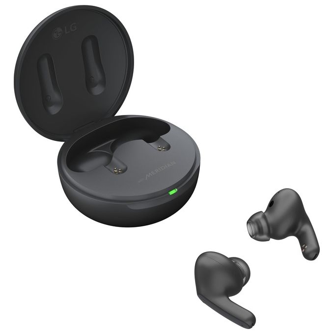 LG TONE-FP5 TONE Free FP5 Auricolari True Wireless In-Ear Bluetooth 5.2 ANC Audio Meridian 3 Microfoni IPX4 22h colore Nero