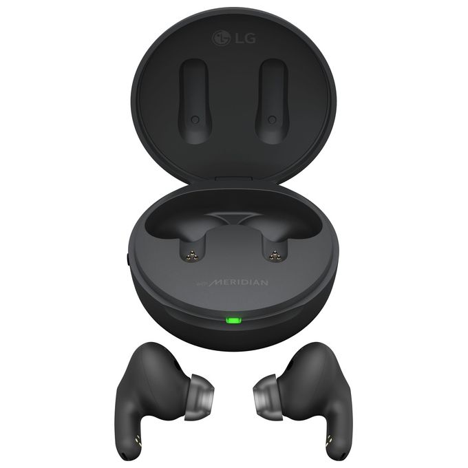 LG TONE-FP5 TONE Free FP5 Auricolari True Wireless In-Ear Bluetooth 5.2 ANC Audio Meridian 3 Microfoni IPX4 22h colore Nero