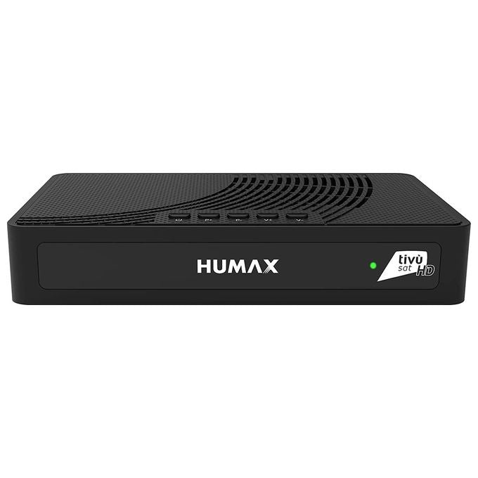 Humax HD3601S Tivumax Lite Decoder Satellitare DVB-S2 Full HD 1080p Tivu'sat Smartcard Inclusa colore Nero