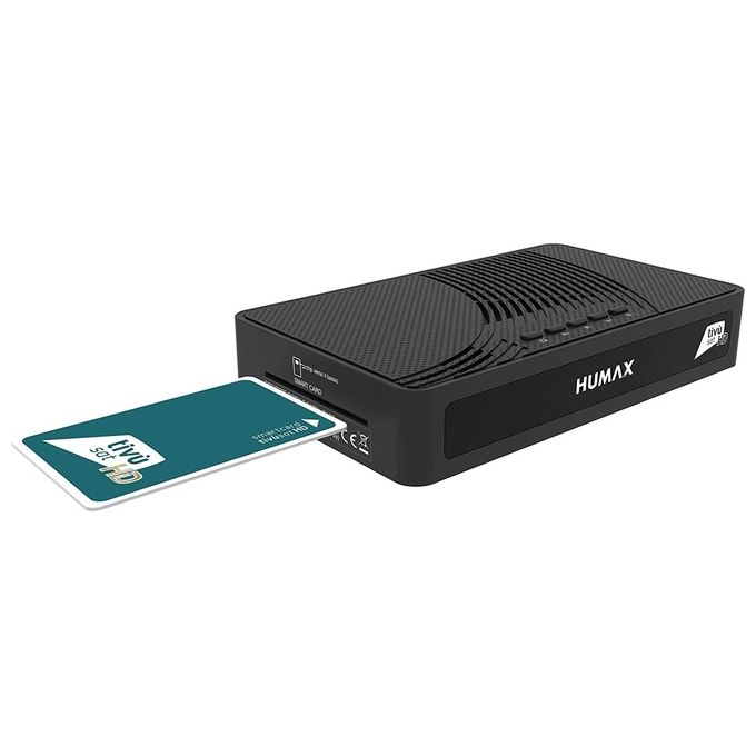 Humax HD3601S Tivumax Lite Decoder Satellitare DVB-S2 Full HD 1080p Tivu'sat Smartcard Inclusa colore Nero
